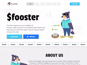 Meme Coin Website Design