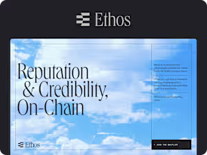 Ethos Network — Web3 Credibility Platform