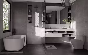 Interior architectural visualization developed to