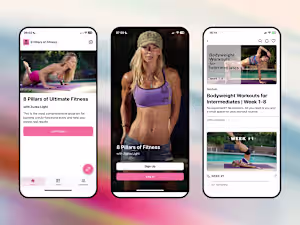 Kajabi Branded Mobile App — 8 Pillars of Fitness