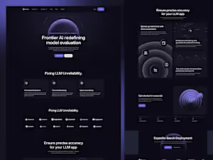 Website Design and Development for AI – Evaluation Platform 🙌