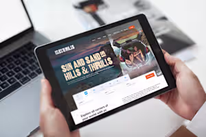 'Isles and Miles' UK holiday company brand creation