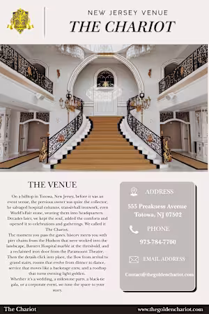 Created a two-page
promotional flyer for