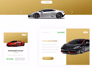 Lamborghini Concept | UI Design