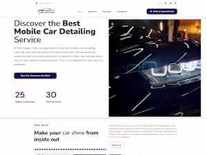 Shecleanzcars Website Design