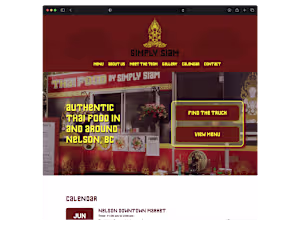 Food truck website on a budget that owner can maintain via forms