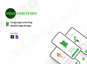 Language Learning App/Landing Page on Behance