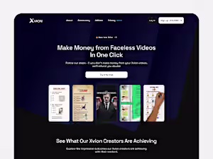 Xvion ai faceless video generator
As
