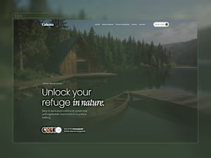 Cabana Mountain Framer Template Design