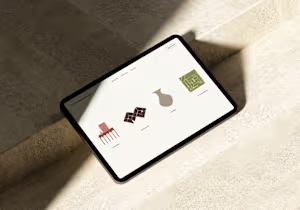 Website for Zeynep Begtas, furniture designer from NYC