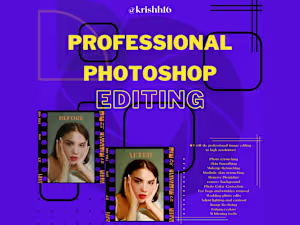 Photo editing and background removal for Social Media Campaign