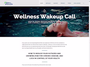 Sales Page For Wellness-Focused Product