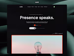 Gamme Agency Website Design & Development