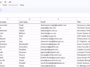 13k+ Contacts from Sales Navigator