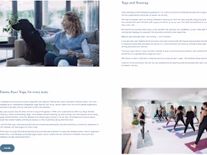 Yoga With a Unique Voice | Site Copy