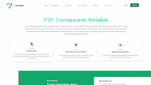 LendMe - P2P Fintech Platform Development