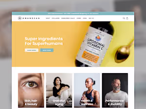 Collagen brand Ecom store refresh
