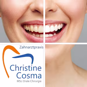 Dental Elegance on Display: Window Graphic for Christine Cosma