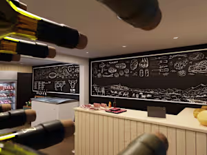 Premium Meats - El Res. (Commercial Interior Design & Rendering)