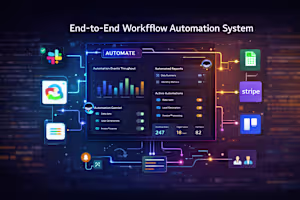 End-to-End Workflow Automation System
I designed