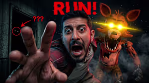 High-CTR Horror Gaming Thumbnail: "RUN!"