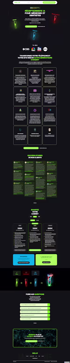 Built a multi-language landing page