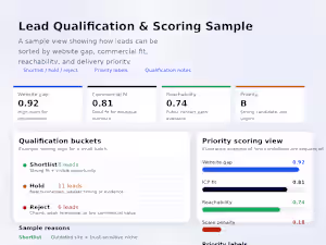 Qualified B2B Prospect Research &