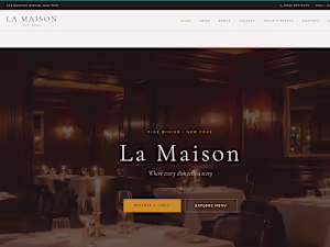 A classic website build for