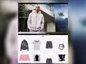 A raw, deconstructed aesthetic that