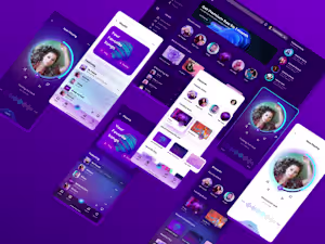 Music Player Mobile App UI Design