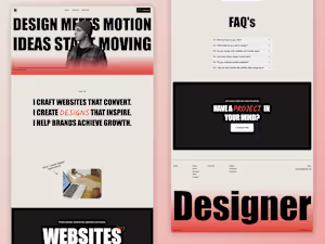 Design Orbit Landing Page Development