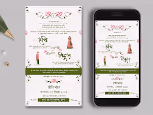 Digital Wedding Invitation Design