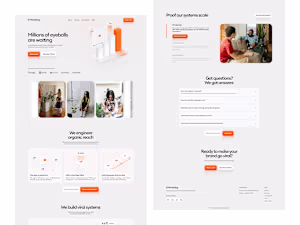 Ki Marketing Landing Page Design