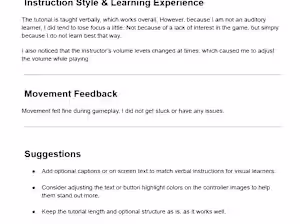 VR Gameplay Testing & Bug