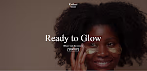 I designed and developed a clean, modern skincare website us...