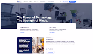 TAPI – Corporate Website Redesign