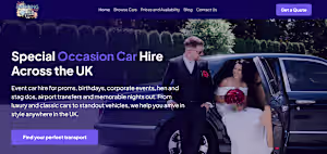 The website is a modern,