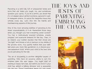 Parenting Support Blog post 