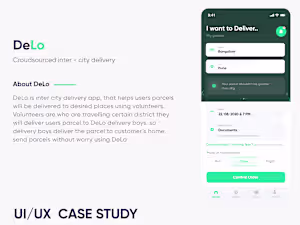 DeLo - UX Case study