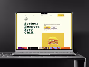 I recently worked on a website for a burger company with a t...