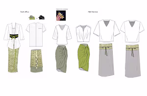 Technical Drawing Fashion Development - Collection