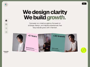 Canvasly Creative  Agency Website