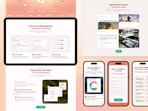 Redesigned a SaaS website to