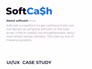 Softcash - UX Case study