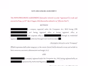 Drafted a professional Non-Disclosure Agreement