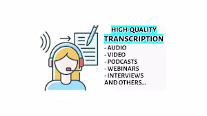 High Quality Transcription for Audio/video