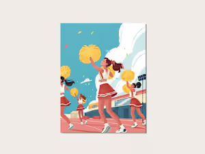 Story-focused illustrations for commercial and