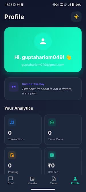 HLedger: AI Expense & Task