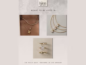 Minimalist Fine Jewelry Editorial Grid.
Curating