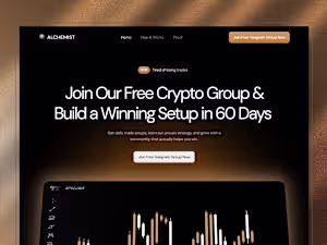 The Alchemist Trader | Crypto Multi Page Website in Framer